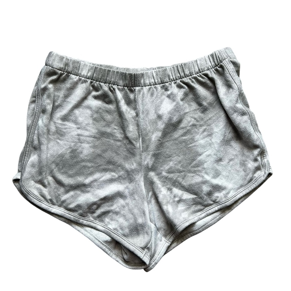 Gilly Hicks Light Gray Tie Dye Lounge Shorts Size Medium